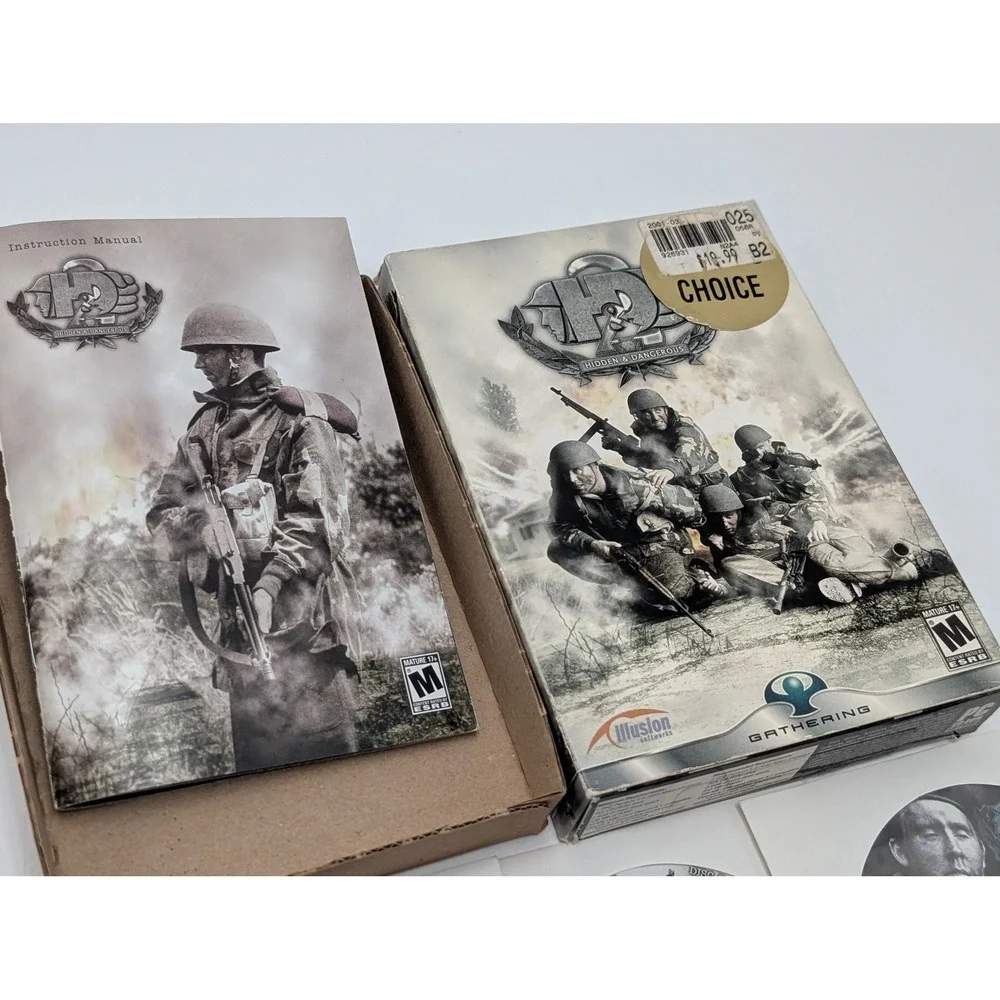 Gathering PC Game Hidden & Dangerous 2 WWII Tactical Shooter Big Box‎